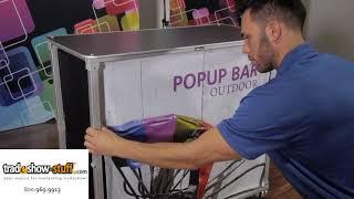 Portable PopUp Bar Cart