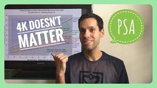 Why I Don't Care About 4K UHD, and Neither Should You [PSA]