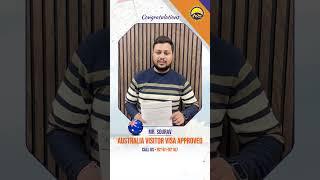 Australia Visitor Visa Approved | Congratulations to Mr. Sourav | AUM Global | #australia