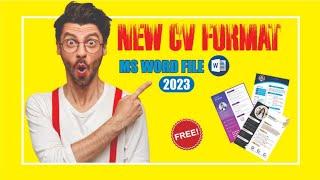 Top 05 CV Microsoft Word File 2023 Free Download