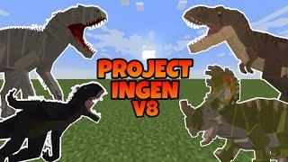 Project InGen V8 | Addon Showcase | Minecraft Bedrock Edition