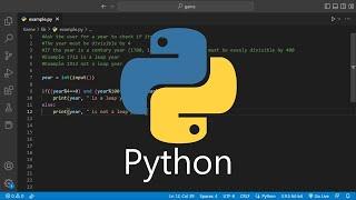 Leap year Python / How to Tutorial