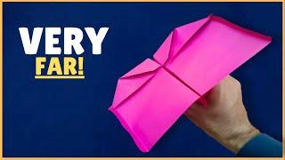 How to Make a Paper Plane That Flies Forever - BEST PAPER PLANE TUTORIAL