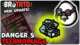 MASTERING THE NEW TECHNOMAGE!! | Brotato Update!