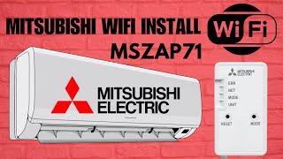 How to install WiFi on a Mitsubishi MSZAP 7kw Airconditioner