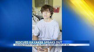 ‘It was all about survival’ | Teen kayaker shares his journey being lost offshore of Honolulu