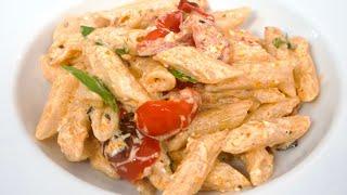 PASTA FETA E POMODORINI: La ricetta è buonissima anche fredda e il lavoro non lo fai tu!