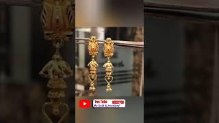 Long earrings | ornament ss | My Gold & Jewellery #shorts #reels #earrings #fashion #song #music