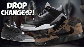 DROP CHANGES!? Jordan 3 Black Cements Jumpman Jack Updates & Jordan 4 Fear EA?!