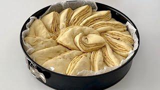 HİÇ BÖYLE ÇÖREK YEDİNİZ Mİ? HEM ŞEKLİNE HEM LEZZETİNE BAYILACAKSINIZEN GÜZEL TAHİNLİ ÇÖREK TARİFİ