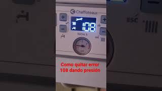 como quitar error 108 dando presión