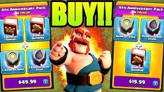 CLASH OF CLANS BIRTHDAY SURPRISE!! - GEM SPREE TIME!