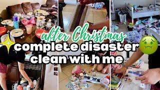 NEWMESSY HOUSE AFTER CHRISTMAS CLEAN WITH ME //  EXTREME CLEANING MOTIVATION // SUNDAY RESET