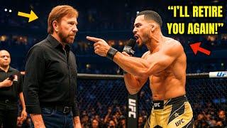 Arrogant UFC Champion Calls Out Chuck Norris — Regrets It in the First Round