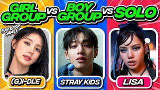 SAVE ONE KPOP SONG: GIRL GROUP vs BOY GROUP vs SOLO [ SAVE ONE DROP ONE ]- FUN KPOP GAMES 2024