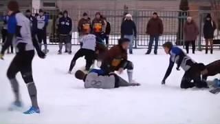 Снежное Регби в Обнинске (ТВ Крылья)