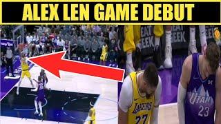 Alex Len Lakers Game Debut