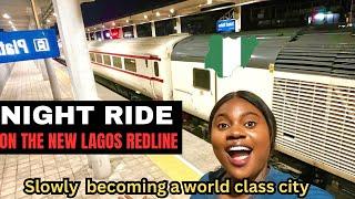 Night train experience on the New Lagos Red line train will blow your mind  Lagos Nigeria