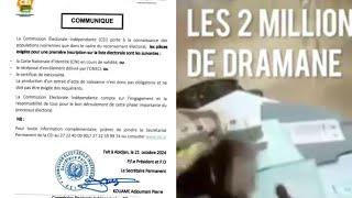 LA CEI À ÉTÉ PRIT LA MAIN DANS LE SAC : 10 000 CARTE ÉLECTIONS DANS LES MAINS DE CISSÉ BACONGO