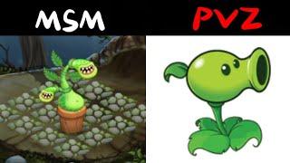 My Singing Monsters & Plants Vs Zombies Comparison!