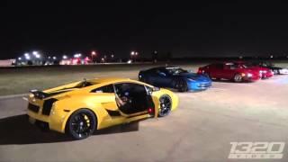 EPIC Street Race BATTLE  1200hp TT Lambo vs 1200hp Supra
