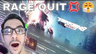 Xmandre Live Tekken 8 DEMO RAGE QUIT REACTION