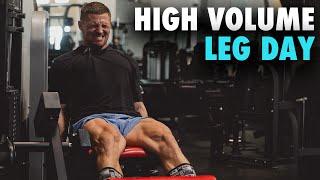 HIGH VOLUME LEG DAY | Full Workout In The Swole Program