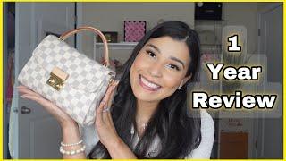 LV CROISETTE BAG 1 YEAR REVIEW, WHAT FITS, MOD SHOTS AND JEULIA JEWELRY HAUL