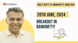 NIFTY and BANKNIFTY Analysis for tomorrow 20 Jun