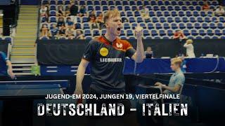 Deutschland - Italien | Viertelfinale U19-Jungen | Jugend-EM 2024 in Malmö