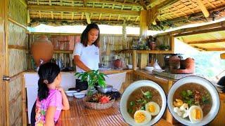 Nagluto Ng Mainit at masarap na Arroz Caldo  sa kubo