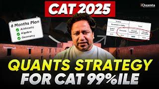 CAT Quant Strategy 2025 [Complete 6-Month Plan to Score 99%ile]