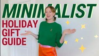 10 Minimalist Christmas Gift Ideas | Simple + Personal