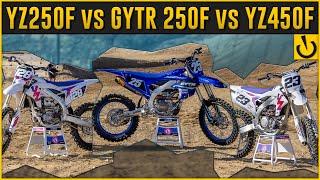 Yamaha YZ250F VS GYTR YZ250F VS YZ450F | Comparison