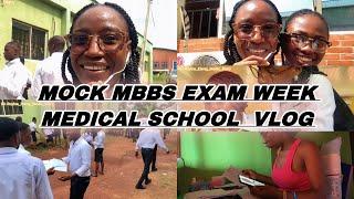 (PART 1)MOCK MBBS EXAM VLOG || A day in the life of a Nigerian Medical Student + MORNING ROUTINE️