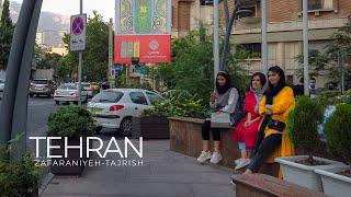 TEHRAN 2021 - Walking from Mahmoodiyeh to Tajrish Square / تهران