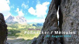 Pößnecker / Mëisules Via Ferrata (C/D)