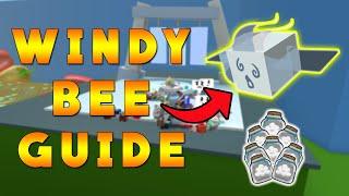 How to get WINDY BEE fast and easy - Step by Step | Roblox Bee Swarm Simulator