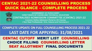 CENTAC 2021 COUNSELLING PROCESS | HOW TO APPLY CENTAC 2021-22 IN TAMIL FULL PROCESS | CENTAC 2021-22