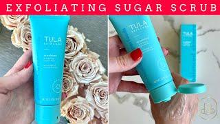 Tula Exfoliating Sugar Scrub | Gentle Yet Effective | Your Skin  Will Feel Softer  More Radiant!