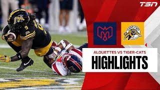 Montreal Alouettes vs. Hamilton Tiger-Cats | CFL HIGHLIGHTS WEEK 9