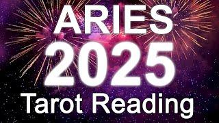 ARIES 2025 YEARLY TAROT READING "HERE COMES THE SUN ARIES!" #tarotreading #2025 #ariestarot