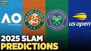 Grand Slam PREDICTIONS for 2025 Season | Tennis Talk News