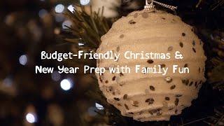 Budget-Friendly Christmas & New Year Prep with Family Fun || Creative/DIY Gift Wrapping