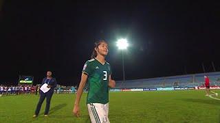 Miriam Garcia is recognized as the #CU20W's top player, receiving the Scotiabank Golden Ball award