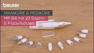 Maniküre und Pediküre Set mit kabellosem Nagelfräser | Beurer MP 64