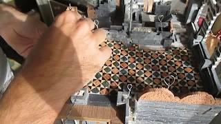 Domus project: Laying the marble floor