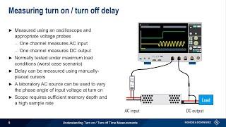 Understanding Turn On Turn Off Time Measurements