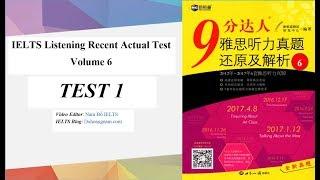 IELTS Listening Actual Test Volume 6 - Test 1