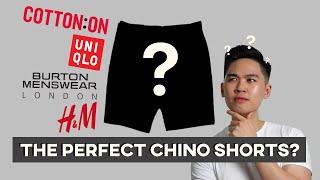 Which BRAND Makes the Best Chino Shorts? | UNIQLO, H&M, COTTON ON, BURTON MENSWEAR LONDON